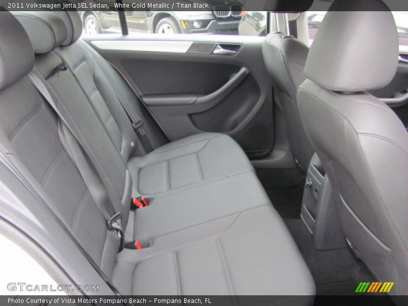 White Gold Metallic / Titan Black 2011 Volkswagen Jetta SEL Sedan
