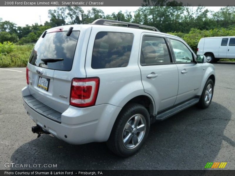 Silver Metallic / Charcoal 2008 Ford Escape Limited 4WD
