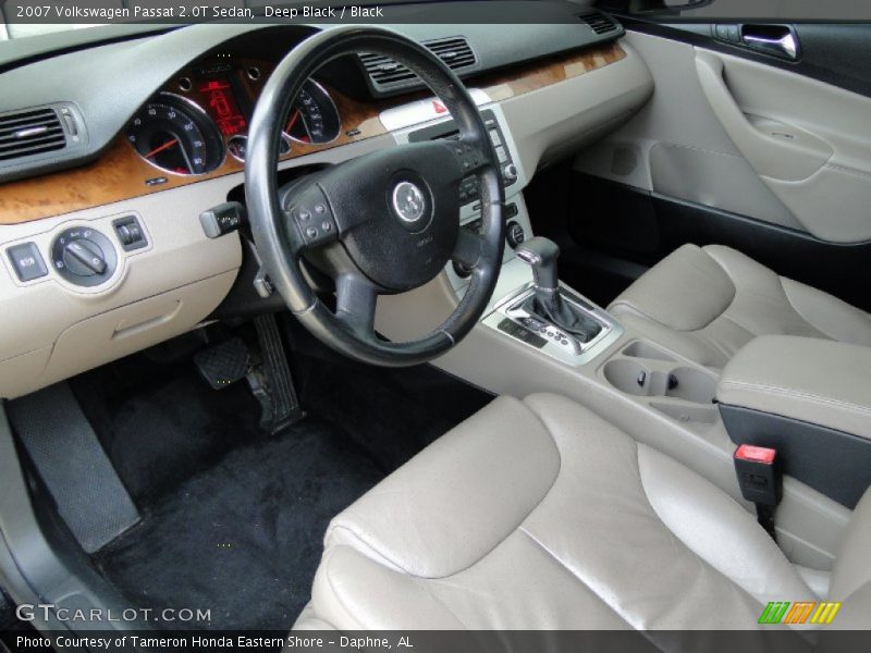  2007 Passat 2.0T Sedan Black Interior