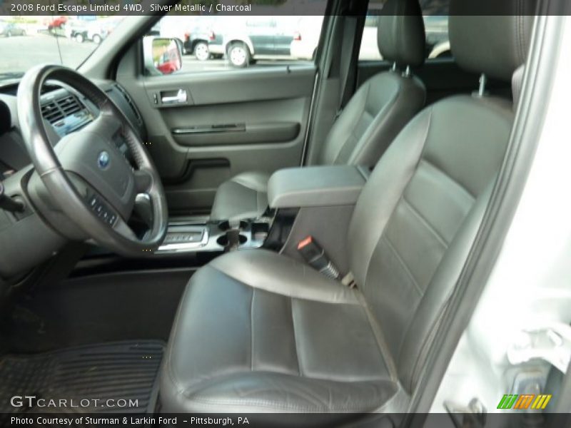 Silver Metallic / Charcoal 2008 Ford Escape Limited 4WD