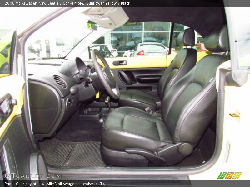  2008 New Beetle S Convertible Black Interior