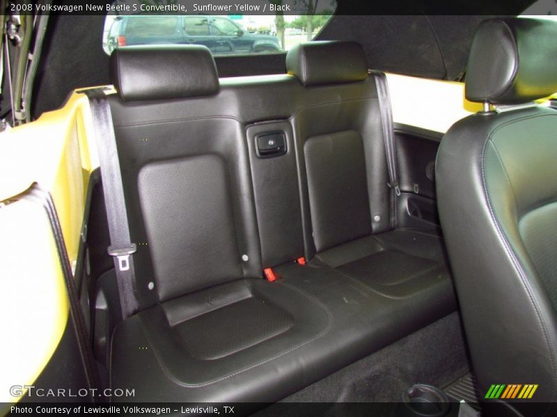  2008 New Beetle S Convertible Black Interior