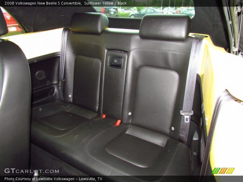  2008 New Beetle S Convertible Black Interior