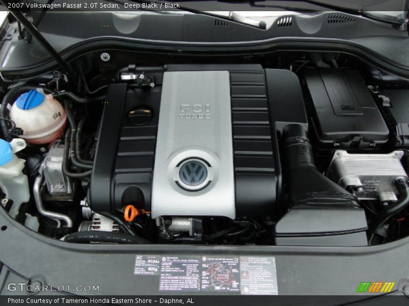  2007 Passat 2.0T Sedan Engine - 2.0 Liter Turbocharged DOHC 16-Valve VVT 4 Cylinder