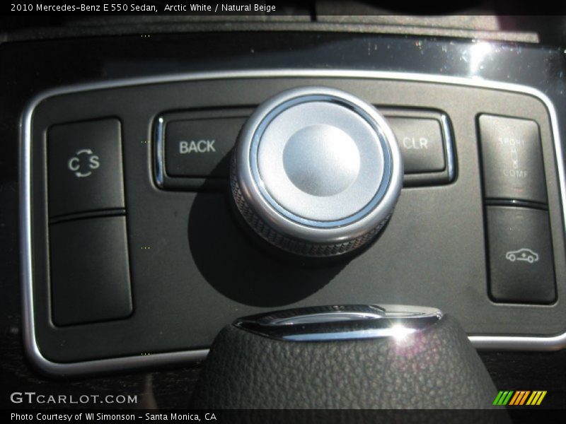 Arctic White / Natural Beige 2010 Mercedes-Benz E 550 Sedan