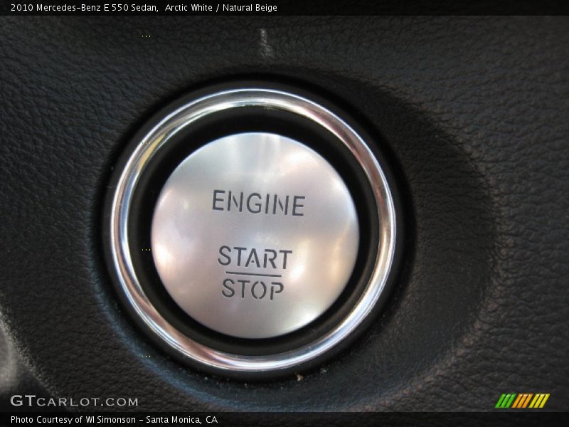 Arctic White / Natural Beige 2010 Mercedes-Benz E 550 Sedan
