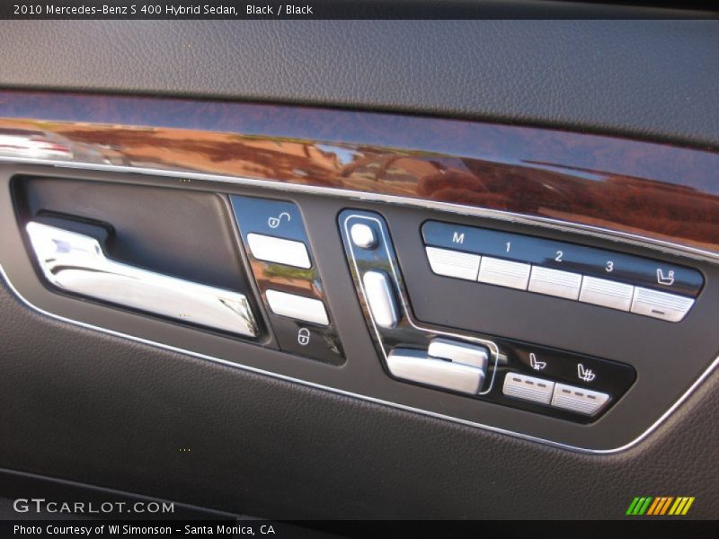 Controls of 2010 S 400 Hybrid Sedan