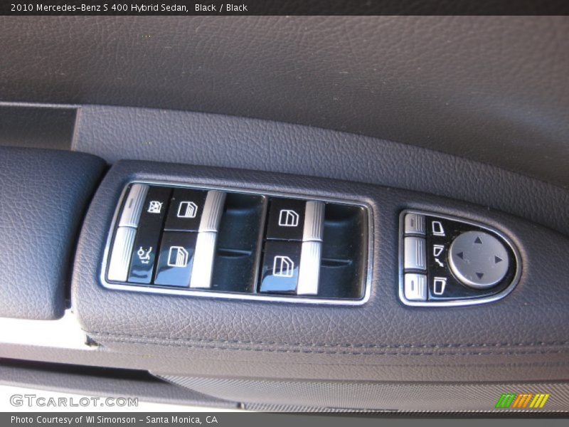 Controls of 2010 S 400 Hybrid Sedan