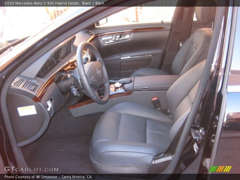 Black / Black 2010 Mercedes-Benz S 400 Hybrid Sedan