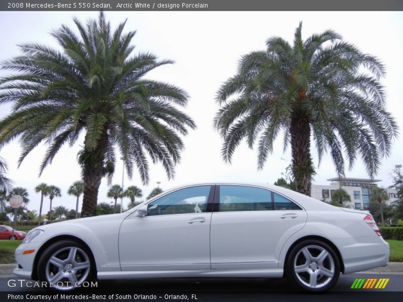 2008 S 550 Sedan Arctic White