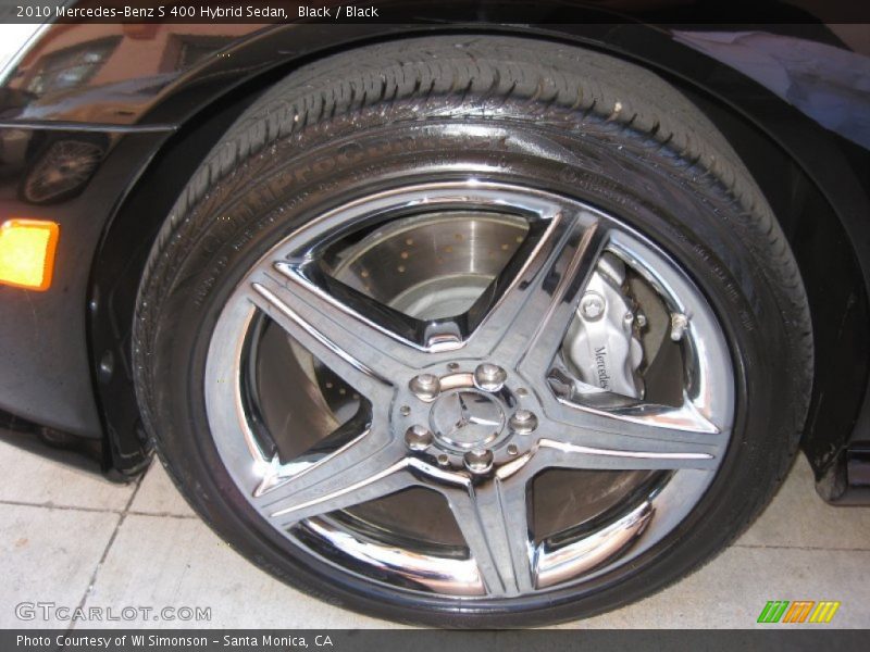 Black / Black 2010 Mercedes-Benz S 400 Hybrid Sedan