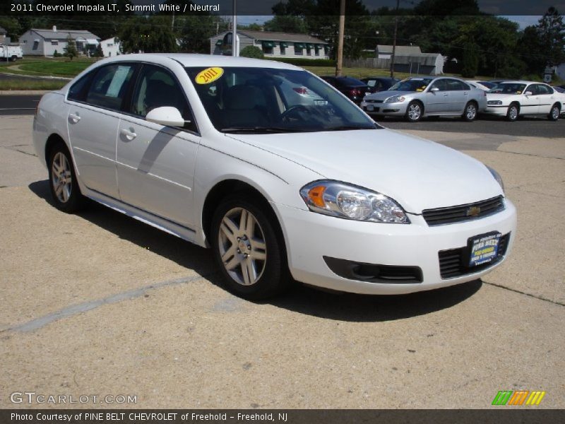 Summit White / Neutral 2011 Chevrolet Impala LT