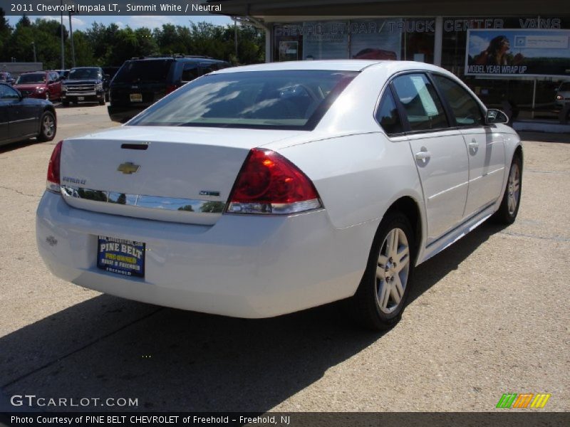 Summit White / Neutral 2011 Chevrolet Impala LT
