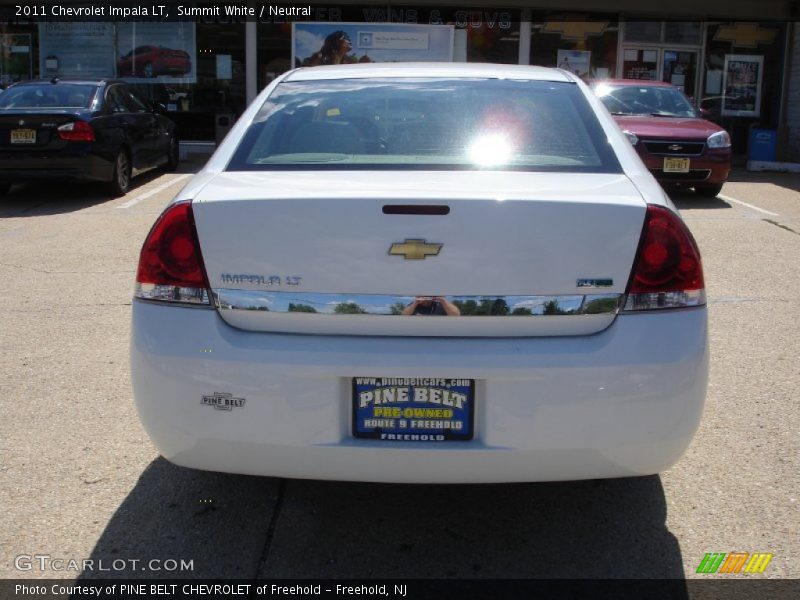 Summit White / Neutral 2011 Chevrolet Impala LT