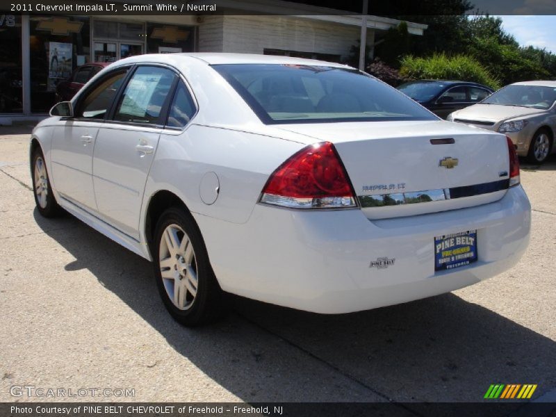 Summit White / Neutral 2011 Chevrolet Impala LT
