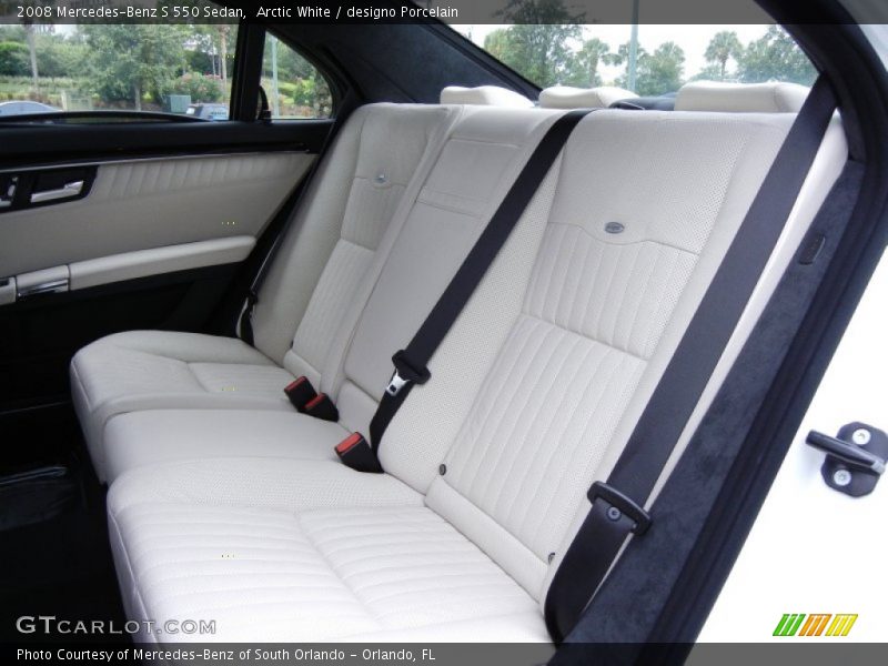  2008 S 550 Sedan designo Porcelain Interior