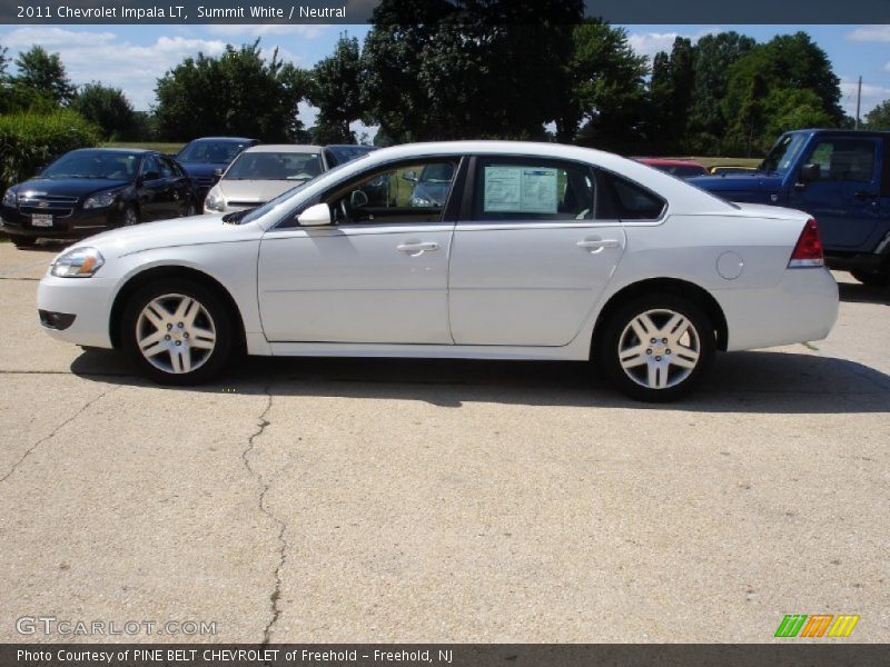 Summit White / Neutral 2011 Chevrolet Impala LT