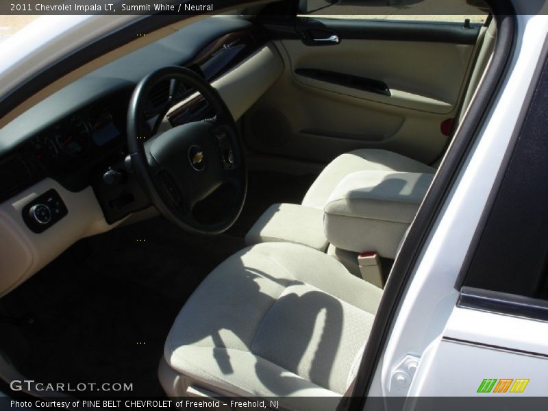 Summit White / Neutral 2011 Chevrolet Impala LT