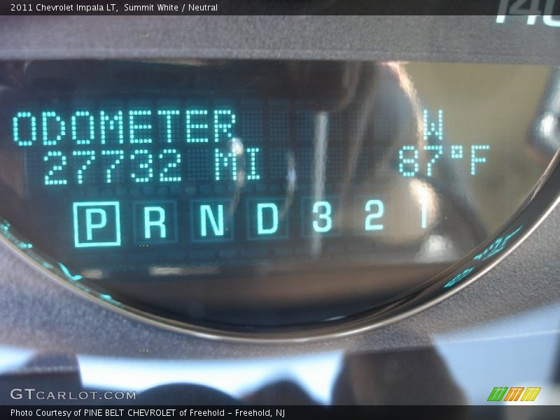 Summit White / Neutral 2011 Chevrolet Impala LT
