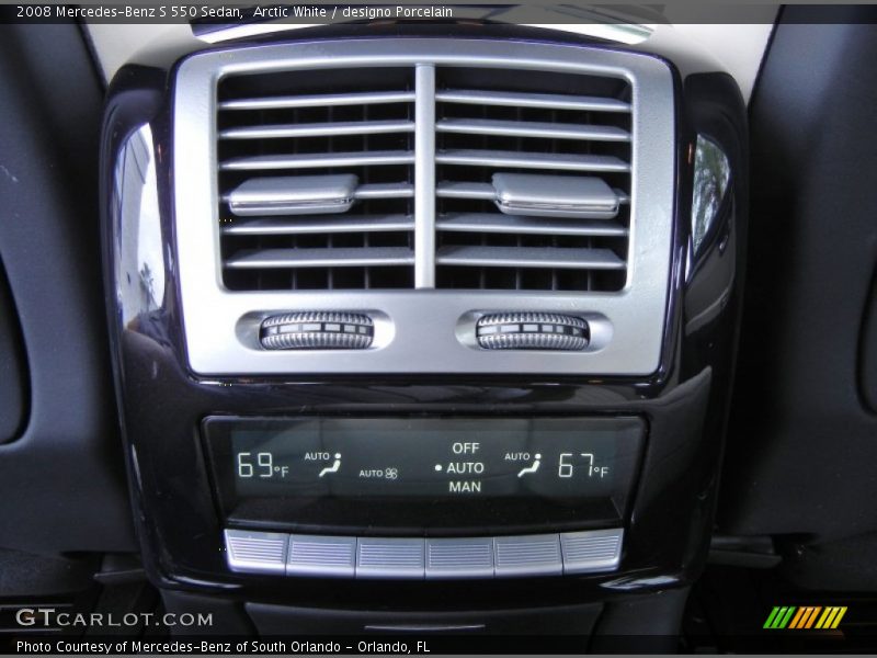 Arctic White / designo Porcelain 2008 Mercedes-Benz S 550 Sedan