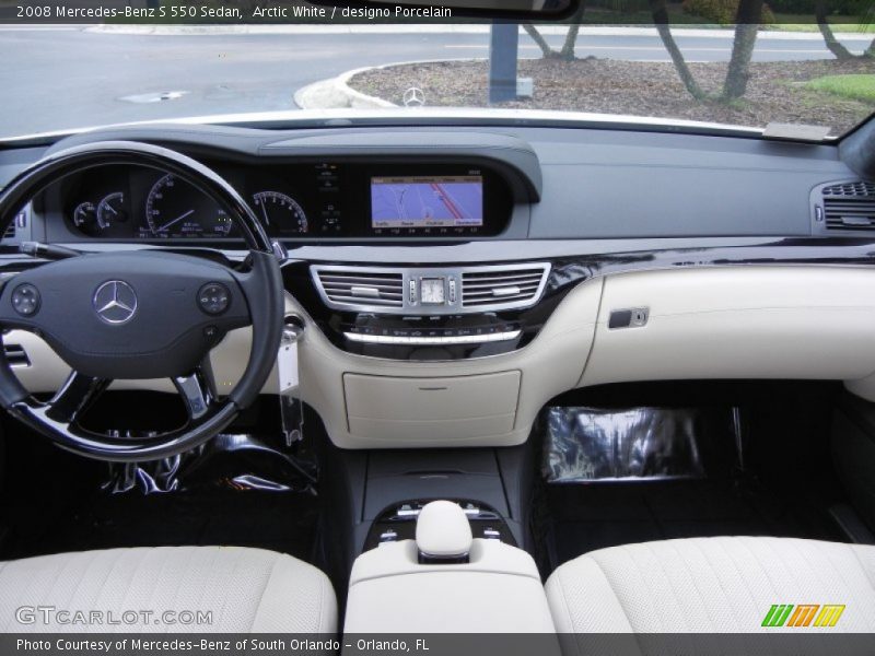 Dashboard of 2008 S 550 Sedan