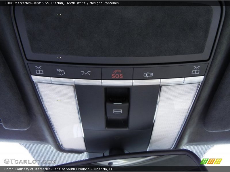 Arctic White / designo Porcelain 2008 Mercedes-Benz S 550 Sedan
