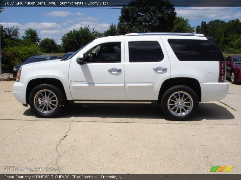 Summit White / Ebony Black 2007 GMC Yukon Denali AWD