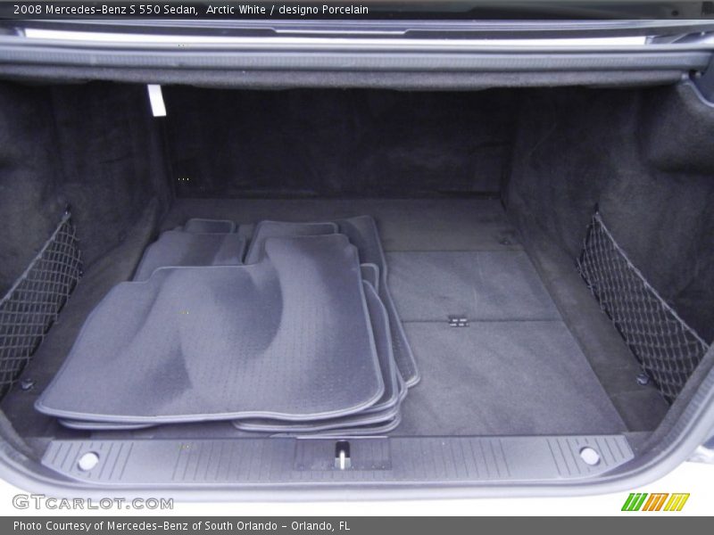 Arctic White / designo Porcelain 2008 Mercedes-Benz S 550 Sedan