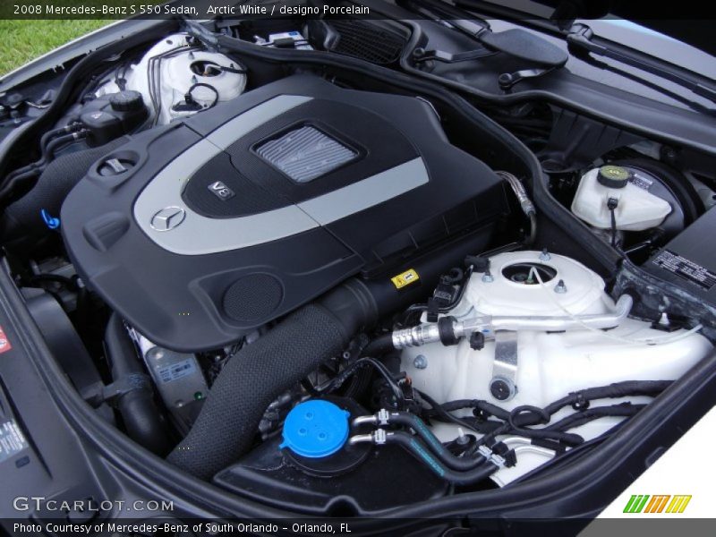 2008 S 550 Sedan Engine - 5.5 Liter DOHC 32-Valve V8