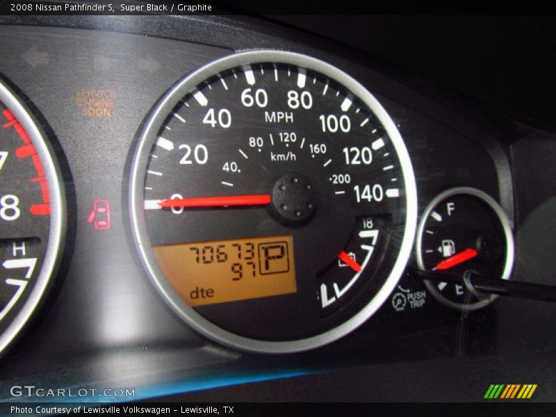 Super Black / Graphite 2008 Nissan Pathfinder S