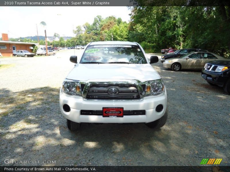 Super White / Graphite 2010 Toyota Tacoma Access Cab 4x4