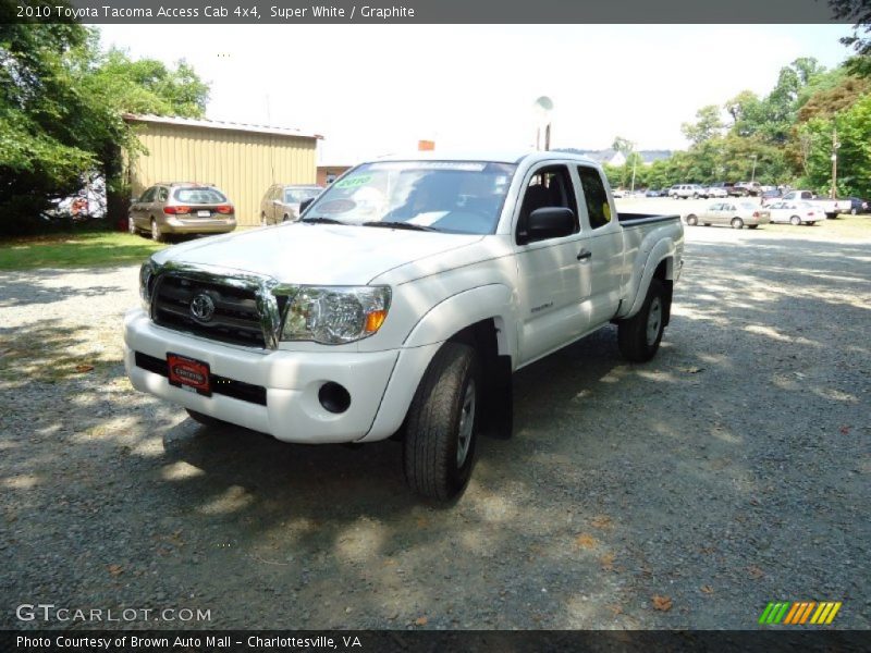 Super White / Graphite 2010 Toyota Tacoma Access Cab 4x4