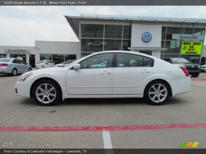 Winter Frost Pearl / Frost 2008 Nissan Maxima 3.5 SE