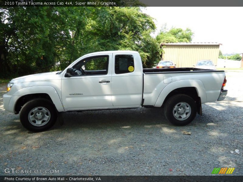 Super White / Graphite 2010 Toyota Tacoma Access Cab 4x4