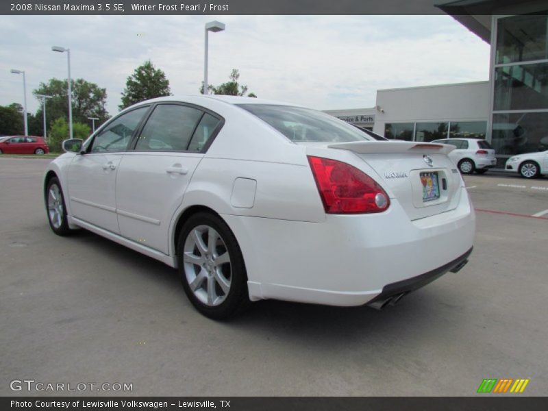 Winter Frost Pearl / Frost 2008 Nissan Maxima 3.5 SE