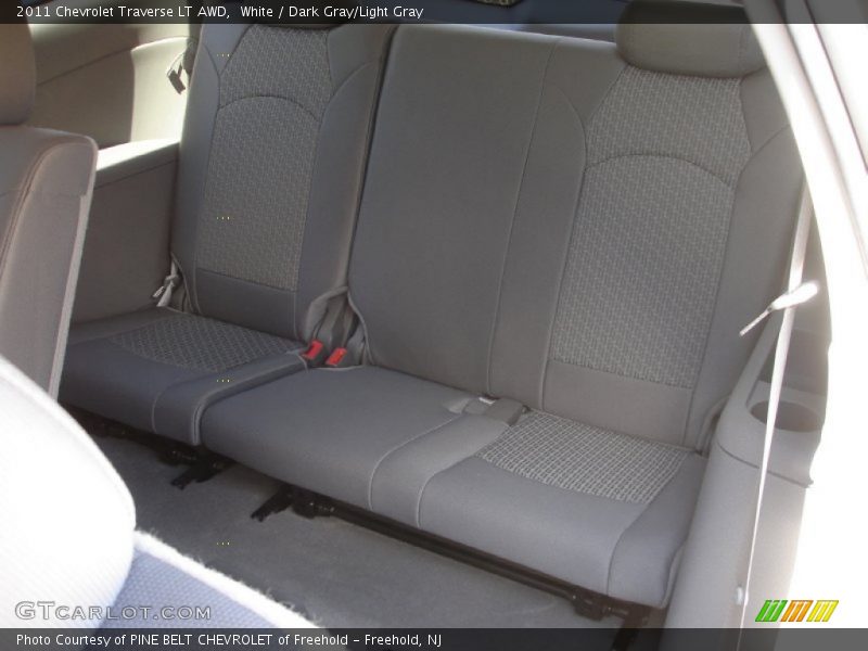 White / Dark Gray/Light Gray 2011 Chevrolet Traverse LT AWD