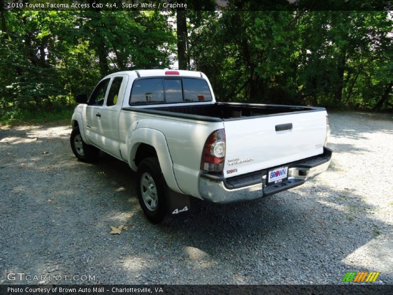 Super White / Graphite 2010 Toyota Tacoma Access Cab 4x4