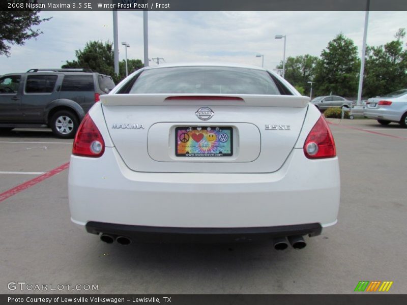 Winter Frost Pearl / Frost 2008 Nissan Maxima 3.5 SE