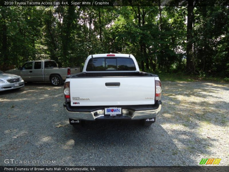 Super White / Graphite 2010 Toyota Tacoma Access Cab 4x4