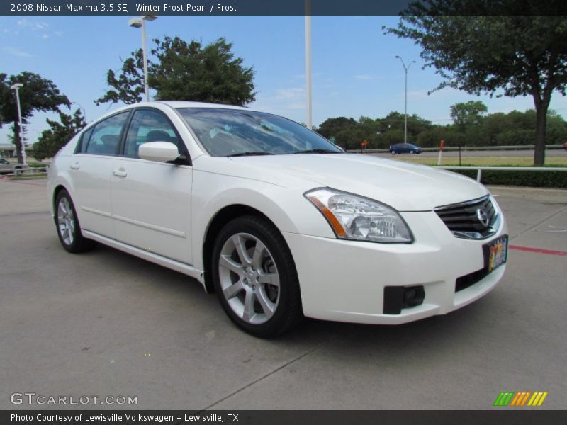 Winter Frost Pearl / Frost 2008 Nissan Maxima 3.5 SE