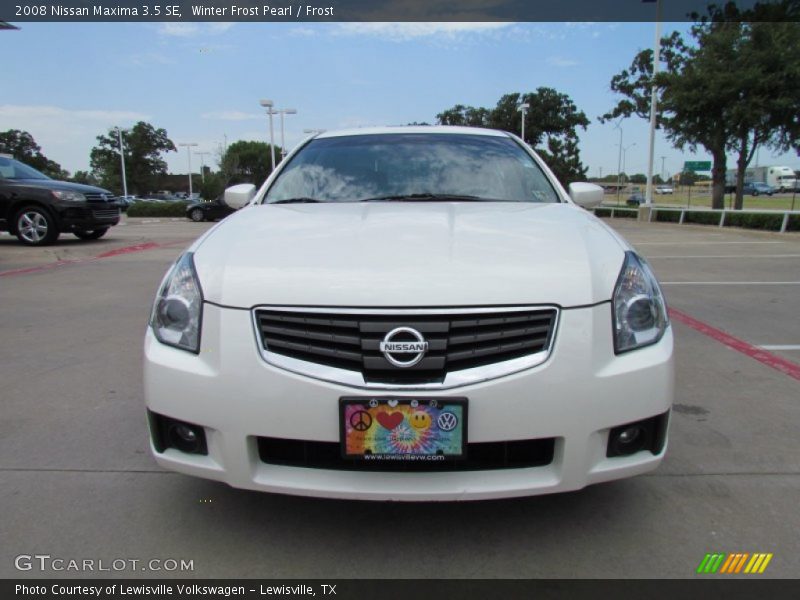Winter Frost Pearl / Frost 2008 Nissan Maxima 3.5 SE