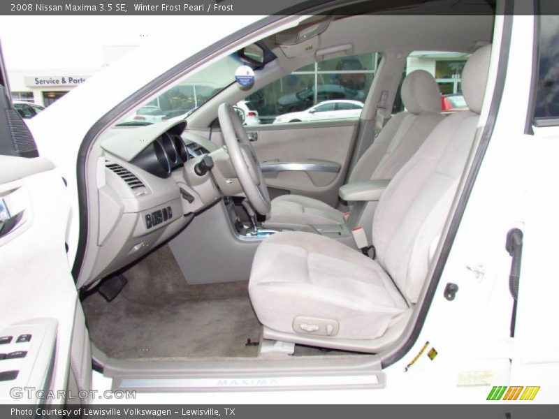 Winter Frost Pearl / Frost 2008 Nissan Maxima 3.5 SE