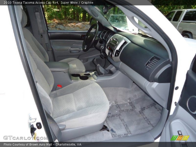 Super White / Graphite 2010 Toyota Tacoma Access Cab 4x4