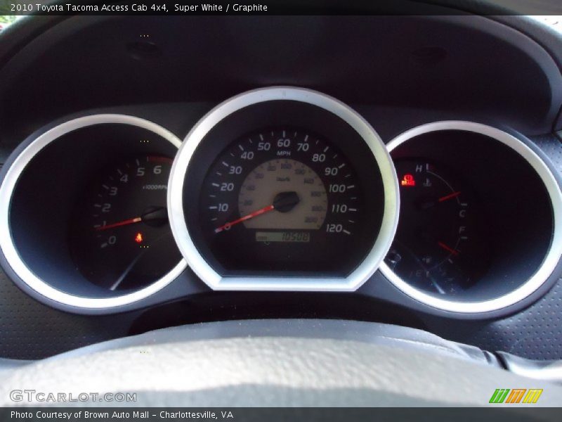 Super White / Graphite 2010 Toyota Tacoma Access Cab 4x4