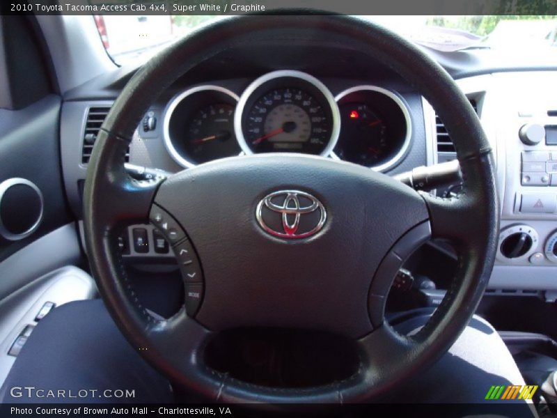 Super White / Graphite 2010 Toyota Tacoma Access Cab 4x4