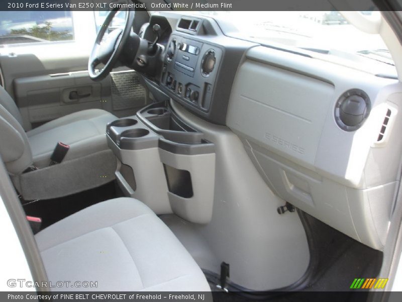 Oxford White / Medium Flint 2010 Ford E Series Van E250 XLT Commericial