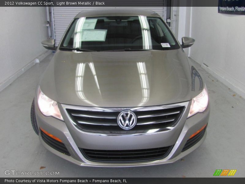 Light Brown Metallic / Black 2012 Volkswagen CC Sport