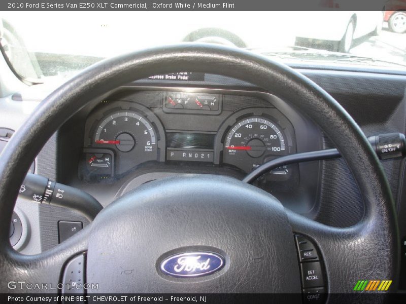 Oxford White / Medium Flint 2010 Ford E Series Van E250 XLT Commericial
