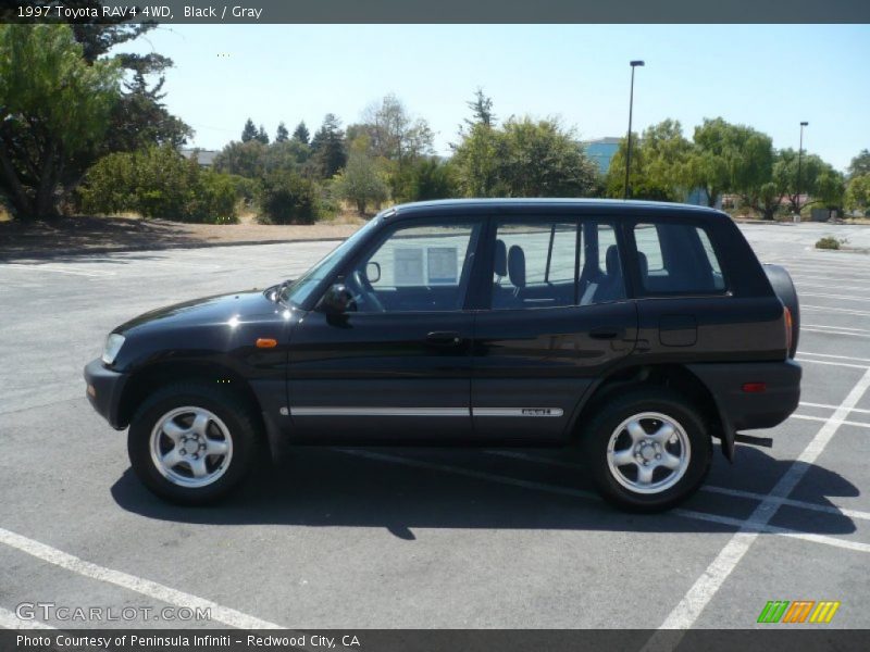 Black / Gray 1997 Toyota RAV4 4WD