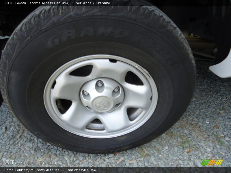 Super White / Graphite 2010 Toyota Tacoma Access Cab 4x4